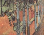 Vincent Van Gogh, Les Alyscamps,Falling Autumn Leaves (nn04)